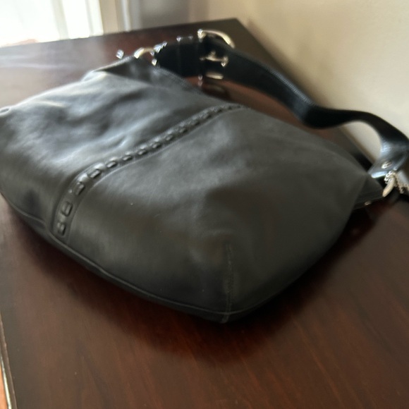Coach Black Leather Hobo Bag - Picture 9 of 16